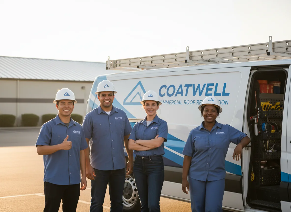 Commercial roof coating company in Renner, SD